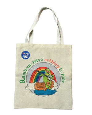 Rainbow Has Nothing To Hide Print Tote Bag