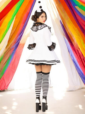 Pierrot Clown Costume ( 3PCS Set)