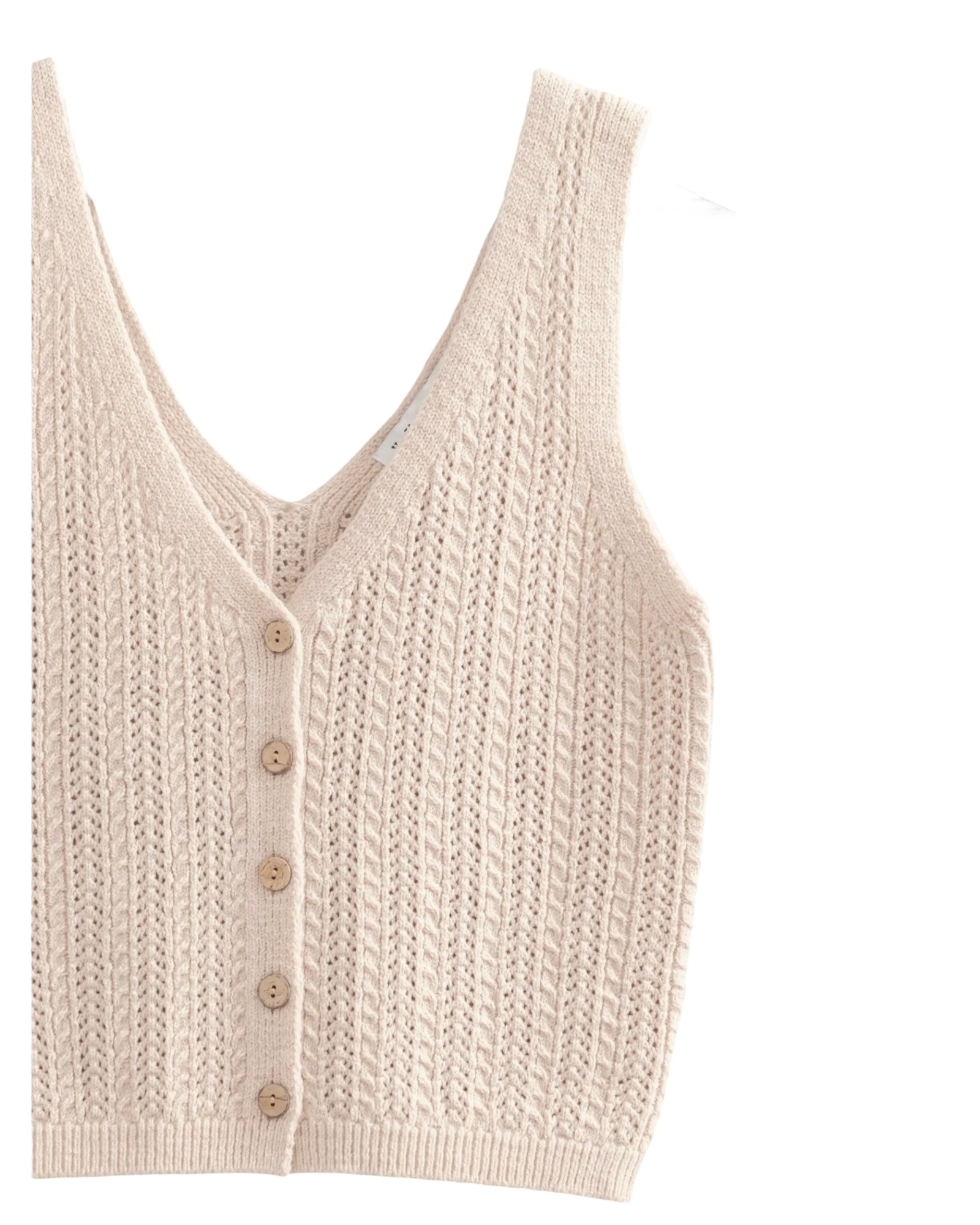 Rachel Cable Knit Vest