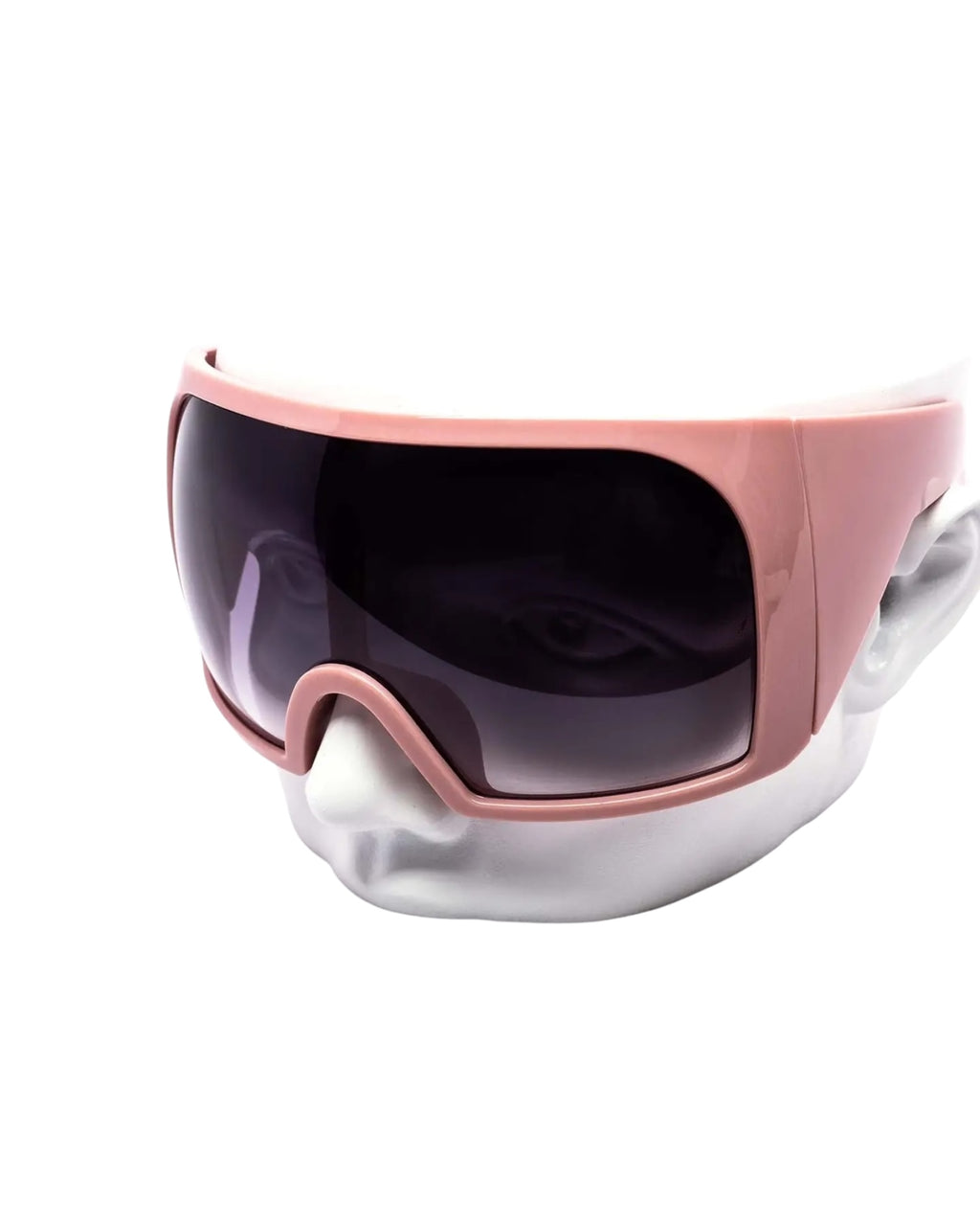 Oversized Shield Wrapped Around Sunglasses