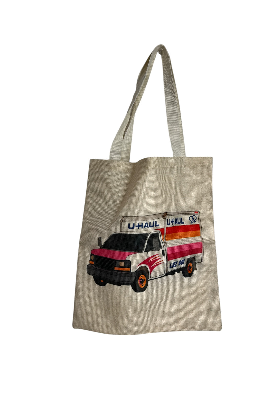 U-Haul “ Lez Go!” Print Tote Bag
