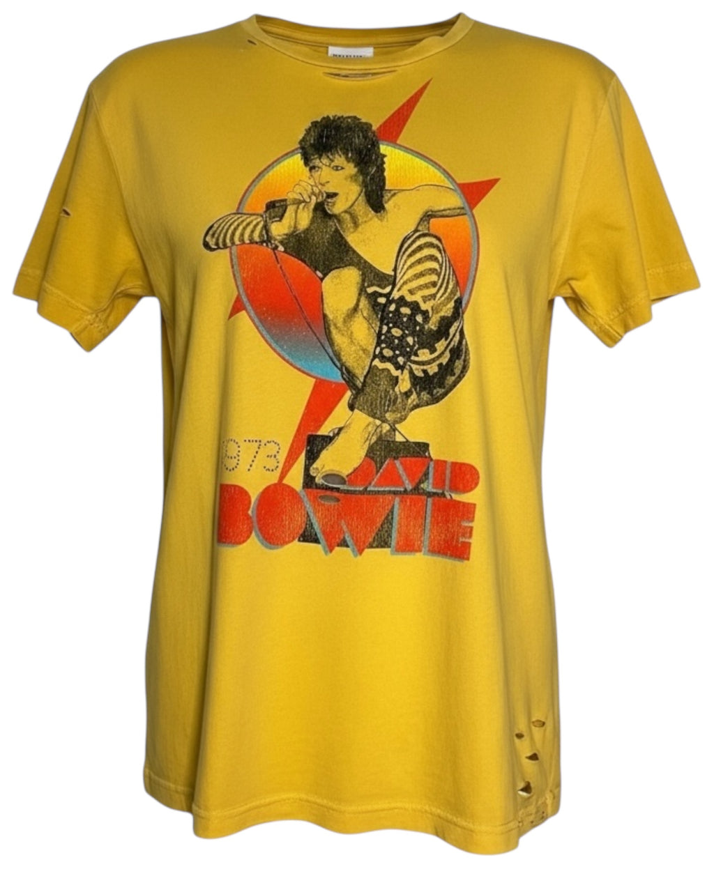 David Bowie - 1973 Singing Graphic Unisex Tee