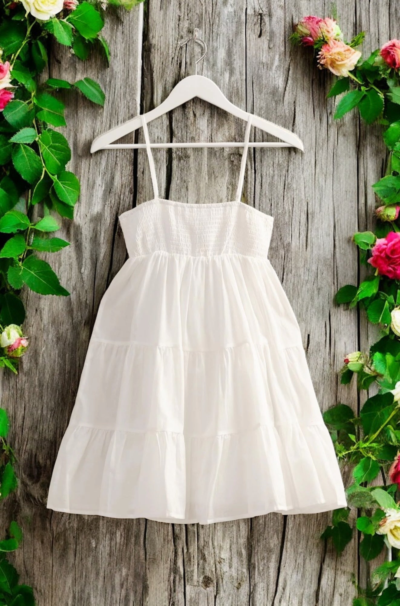 empire waist smock dress Long Sleeve Smocked Empire Waist Dress