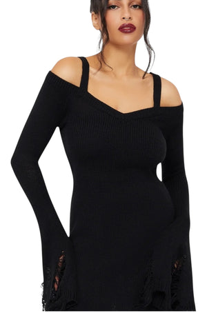 KILLSTAR - NIGHT WIDOW MINI DRESS
