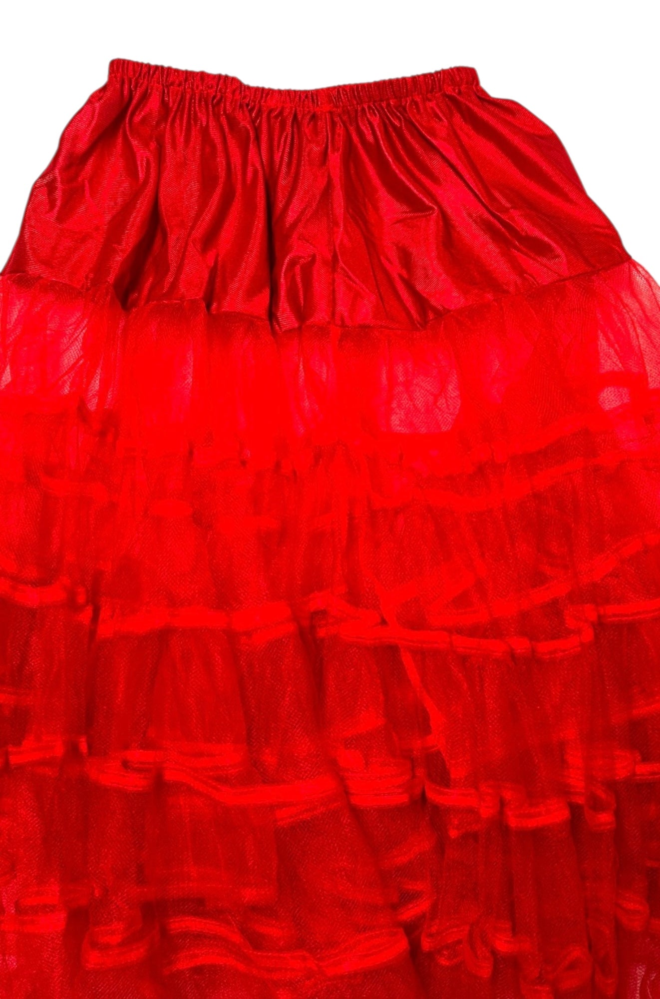 Knee-Length Petticoat Skirt