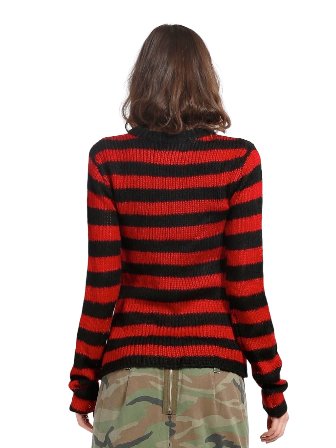 Tripp NYC - ( unisex ) Rag Stripe Sweater Top