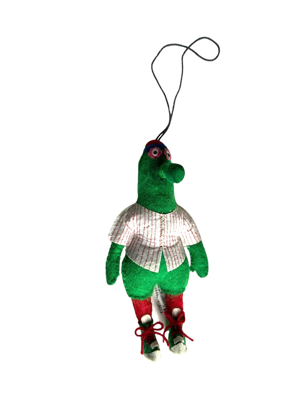 Felt Phillie Phanatic Ornament