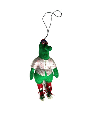 Felt Phillie Phanatic Ornament