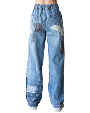 Melinda  Patchworks Relaxed Jeans