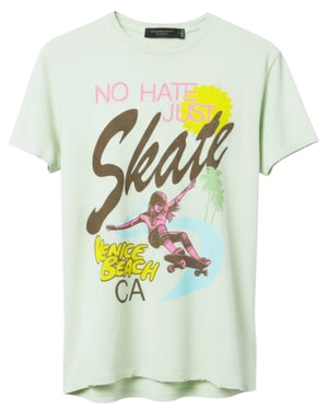 Junk Food Clothing - NO HATE JUST SKATE VINTAGE TEE