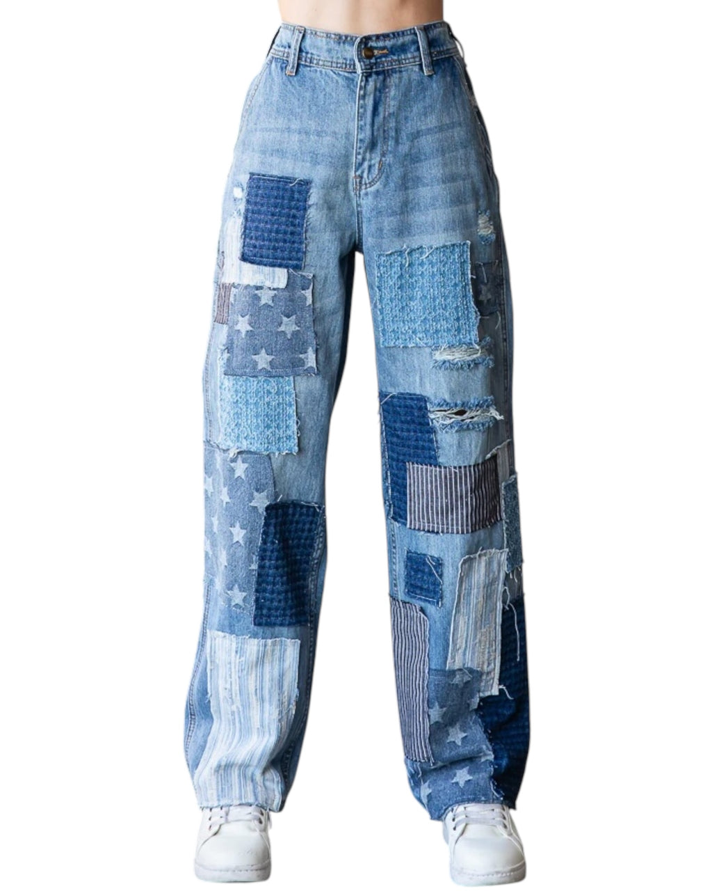 Melinda  Patchworks Relaxed Jeans