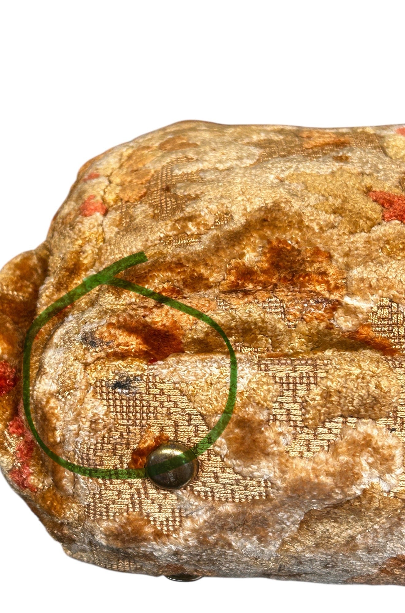 Vintage - Flowers Pattern Carpet Handbag ( Sold AS IS )