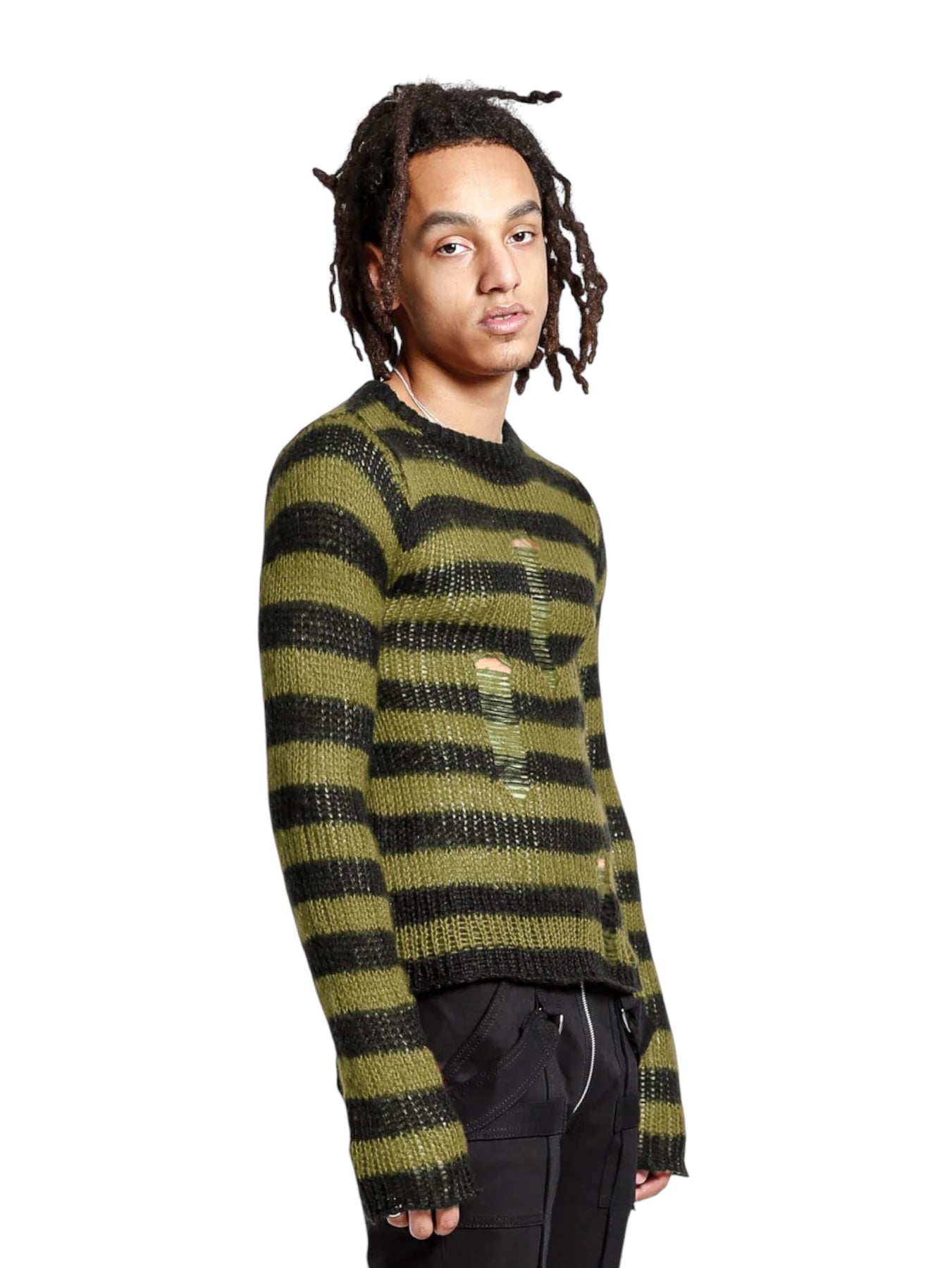 Tripp NYC - ( Unisex ) Rag Stripe Sweater Top