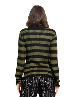 Tripp NYC - ( Unisex ) Rag Stripe Sweater Top