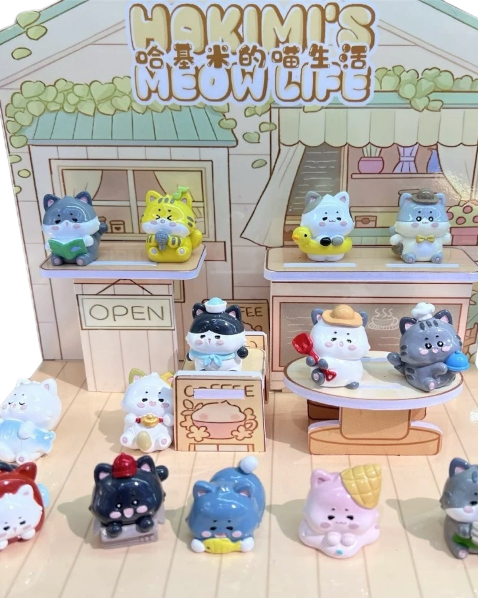 Hakimi's Meow Life Cat Figurine Blind BOX