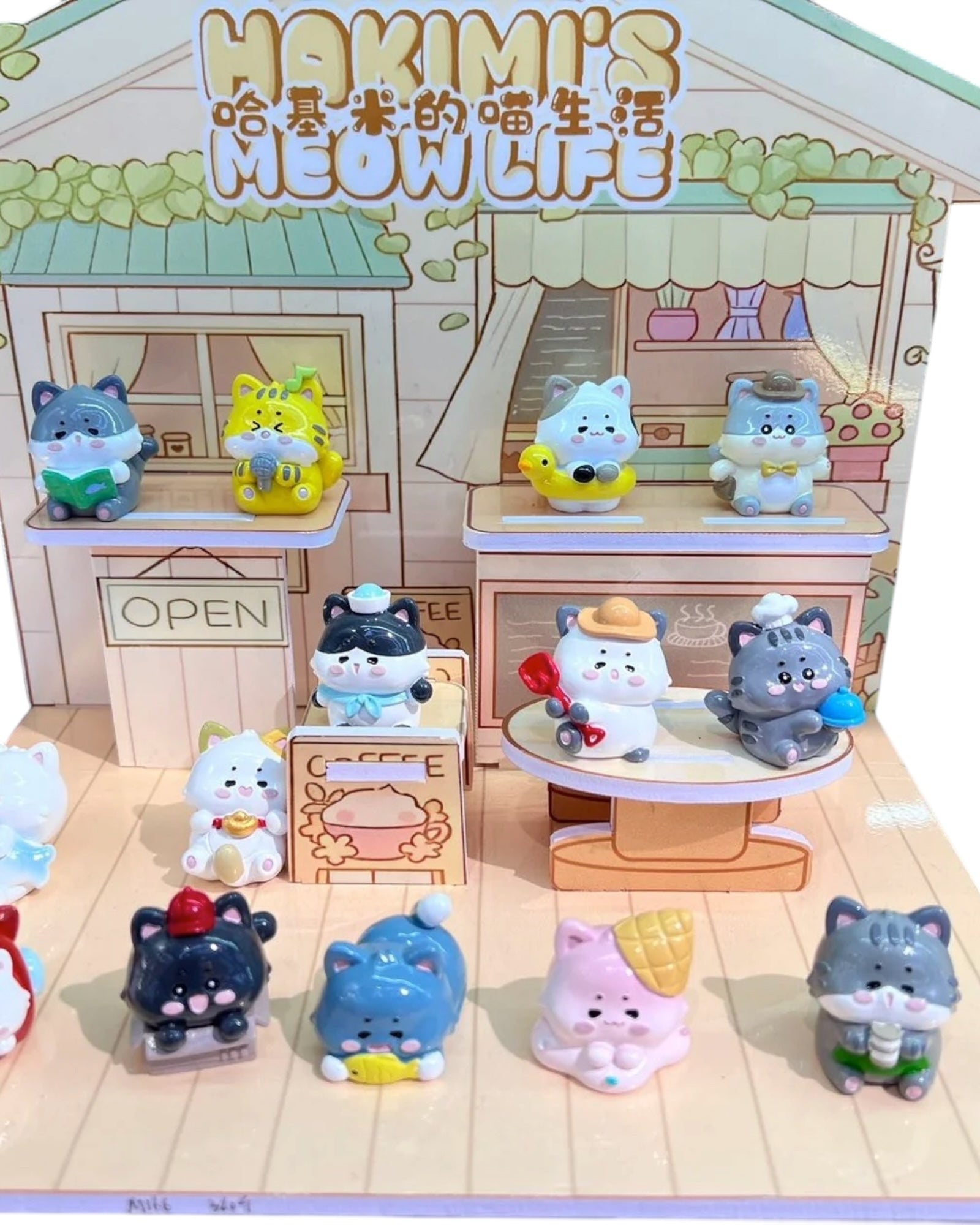 Hakimi's Meow Life Cat Figurine Blind BOX