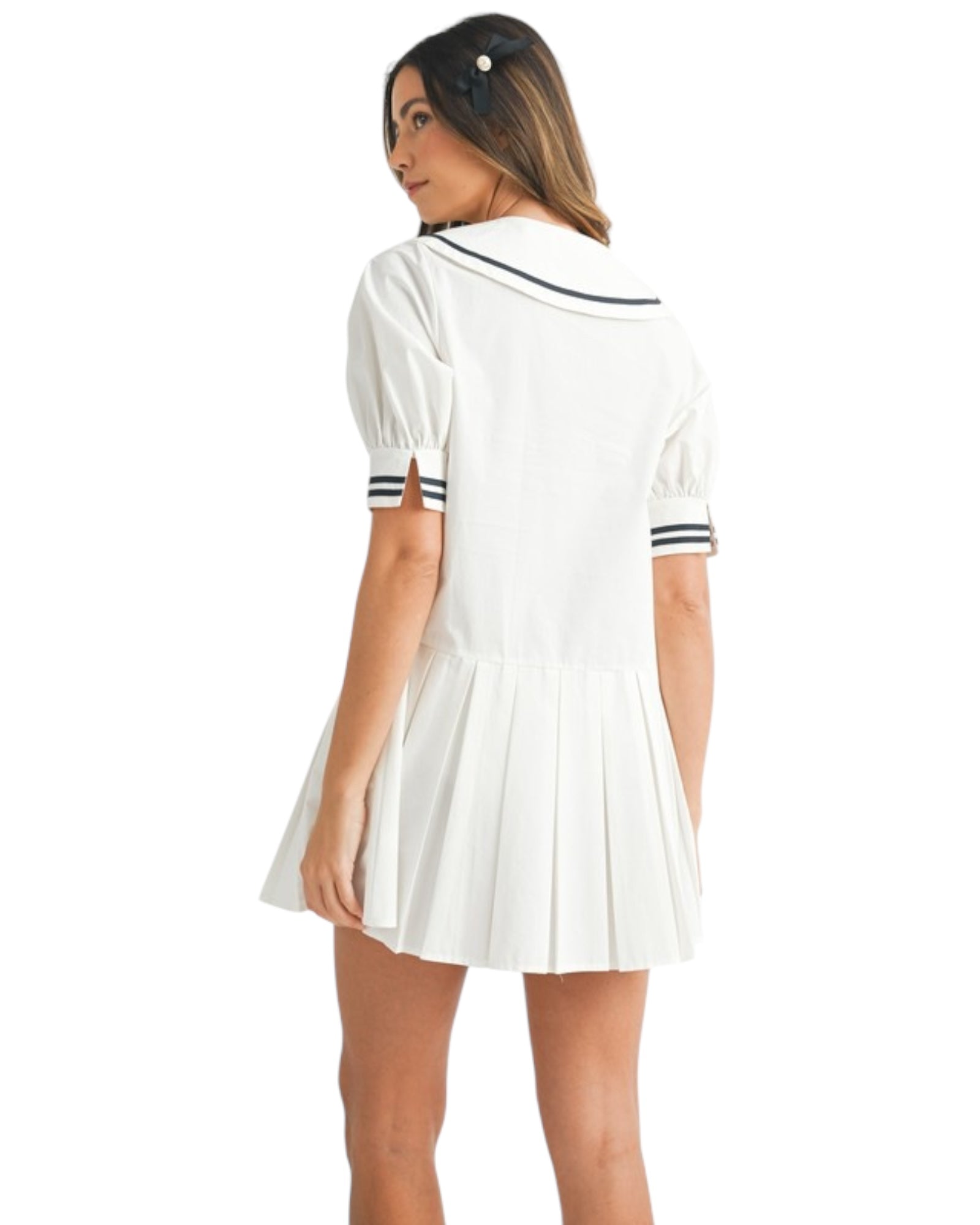 Mindy Contrast Binding Mini Dress