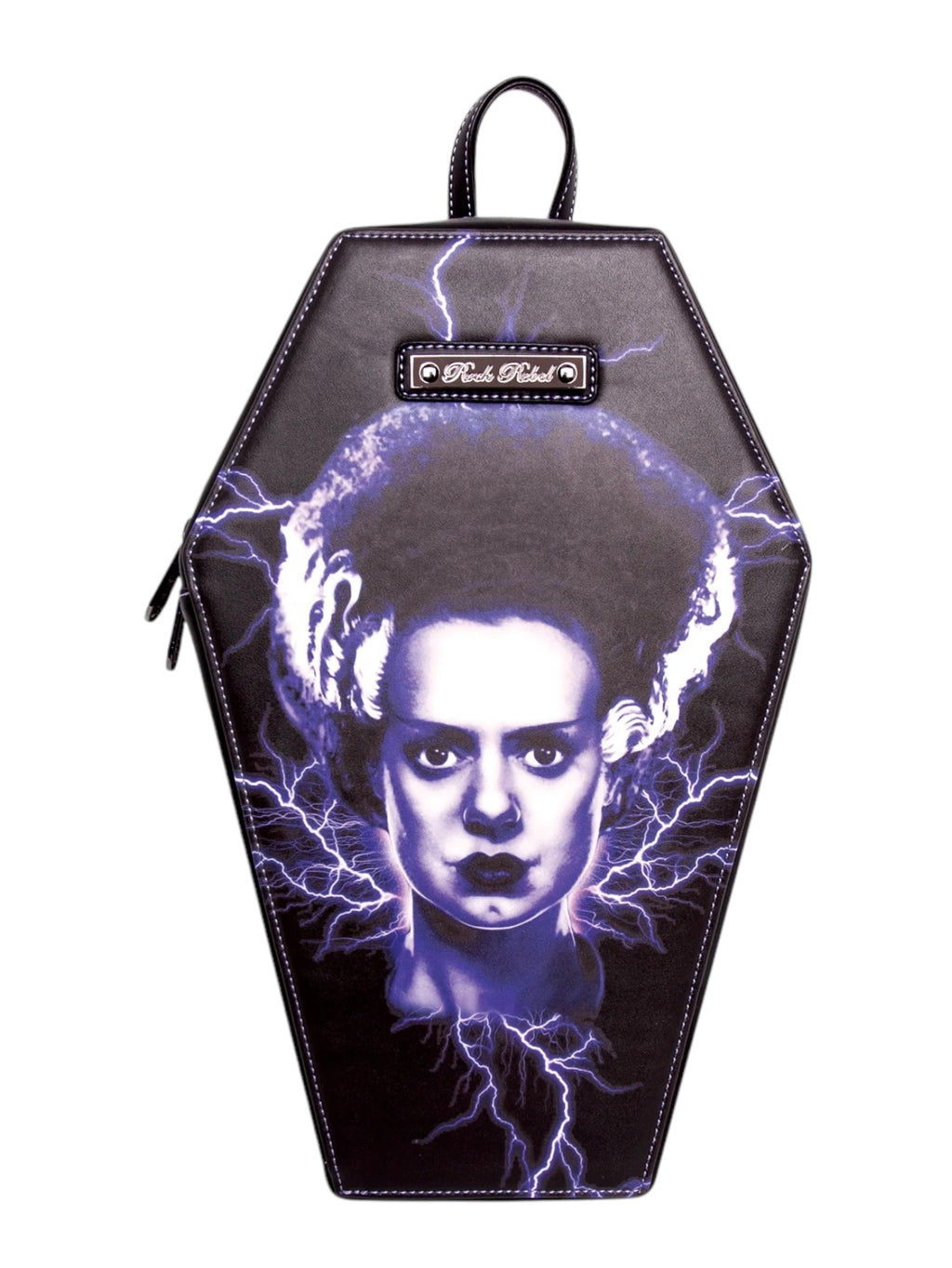 Rock Rebel - Bride Of Frankenstein Coffin Backpack