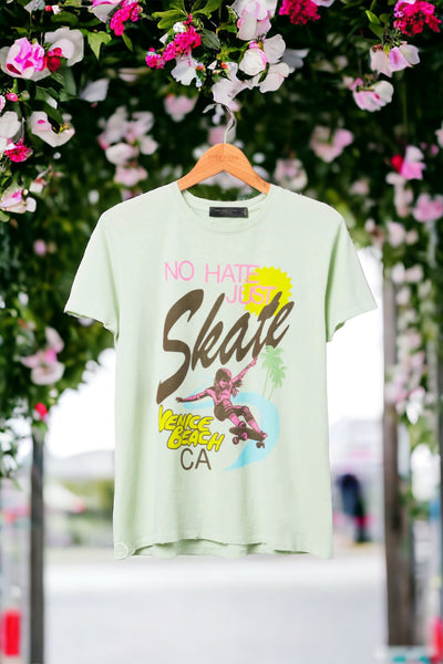 Junk Food Clothing - NO HATE JUST SKATE VINTAGE TEE