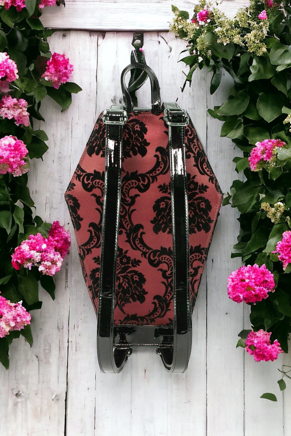 Rock Rebel - Damask Coffin Backpack