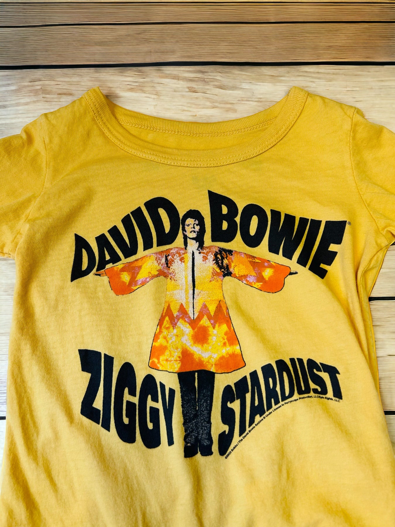 ROWDY SPROUT - DAVID BOWIE ORGANIC COTTON ZIGGY STARDUST LONG SLEEVE Onesie