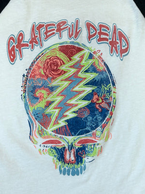 Rowdy Sprout - Recycled Cotton Grateful Dead Skull Print Long Sleeve Toddle Tee