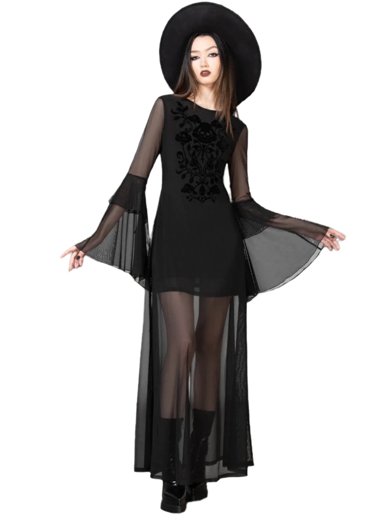 Killstar - ELFIN HEART MAXI DRESS Thirteen Vintage Killstar - ELFIN HEART MAXI DRESS Thirteen Vintage