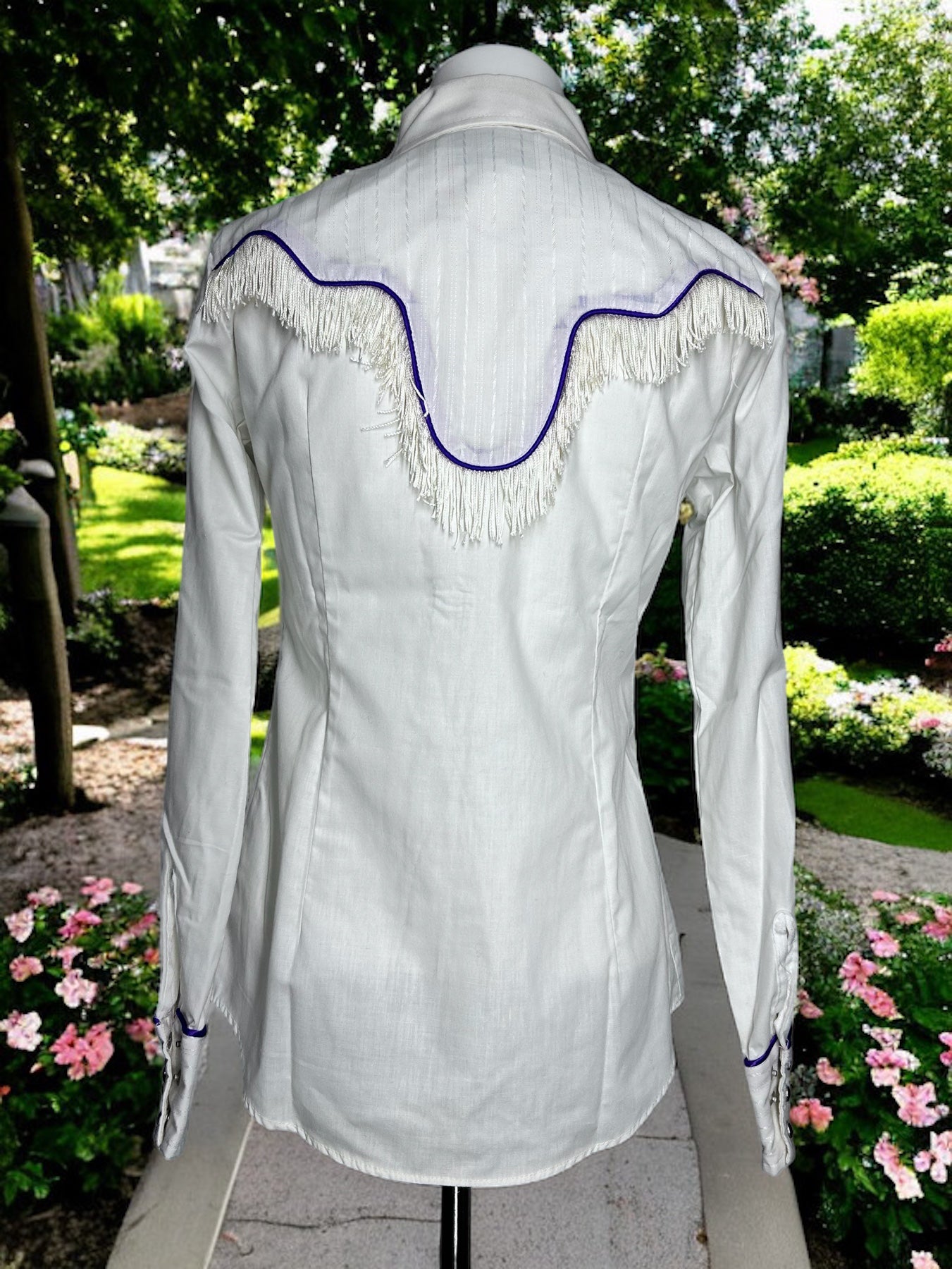 Vintage - Shania Cowgirl Fringe Dress Shirt