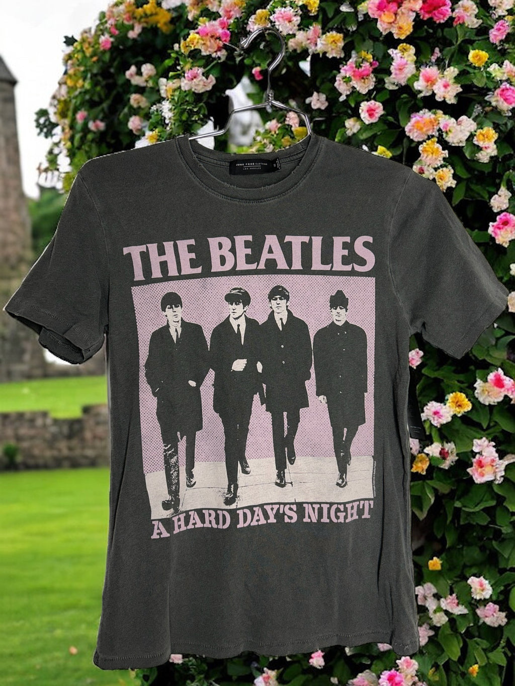 Junk Food Clothing - The Beatles A Hard Day's Night Distressed Unisex Tee