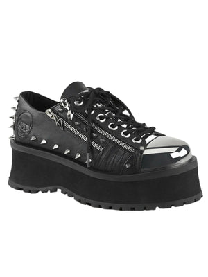 Demonia Cult - (Unisex) GRAVEDIGGER-04 Lace-Up Oxford