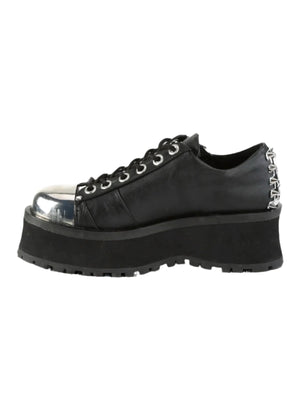 Demonia Cult - (Unisex) GRAVEDIGGER-04 Lace-Up Oxford