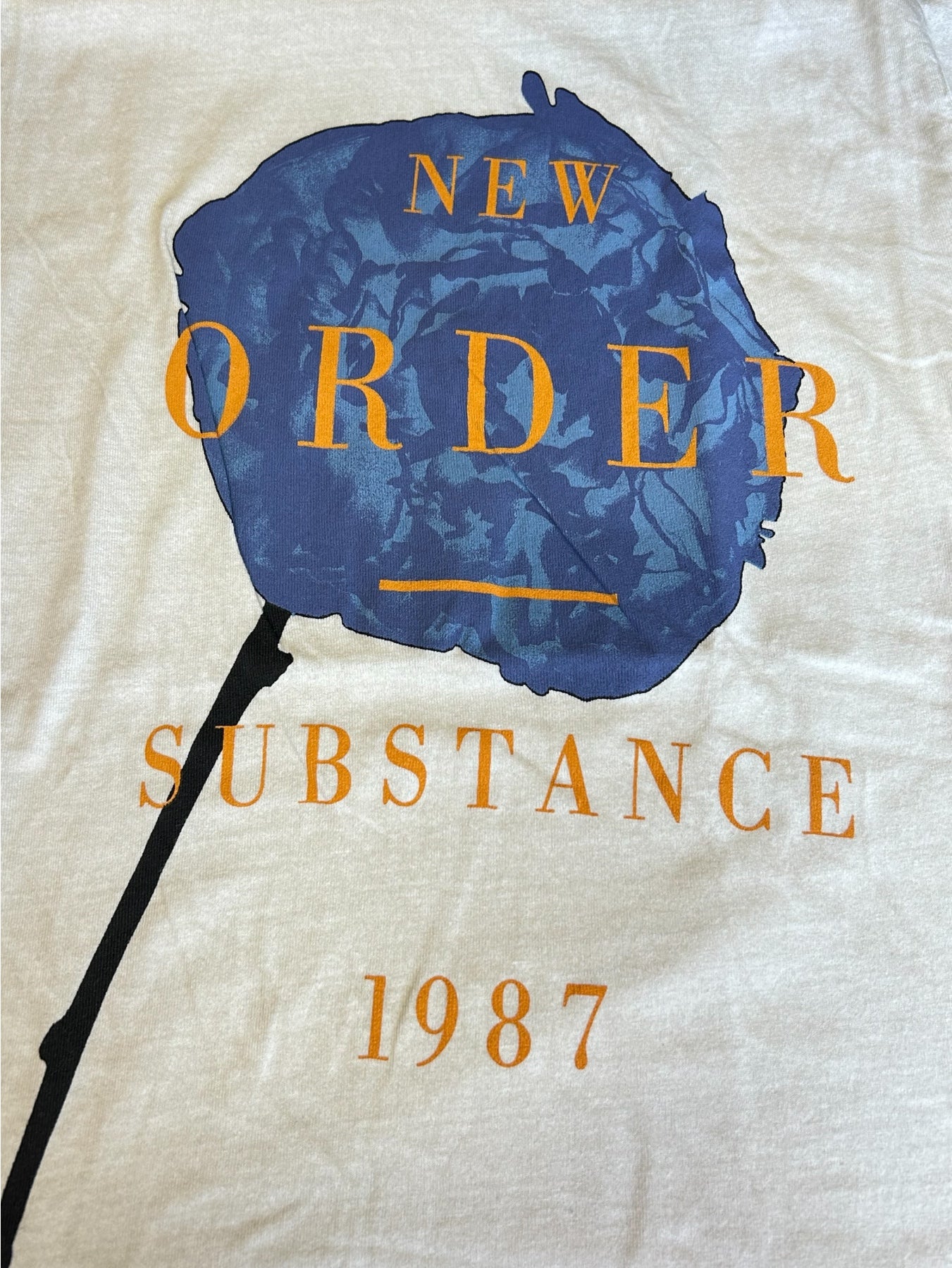 NEW ORDER - SPRING SUBSTANCE Washed Tee