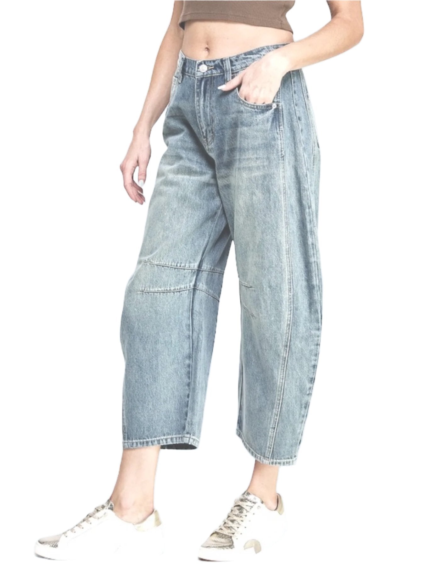 Aliénor Barrel Jeans