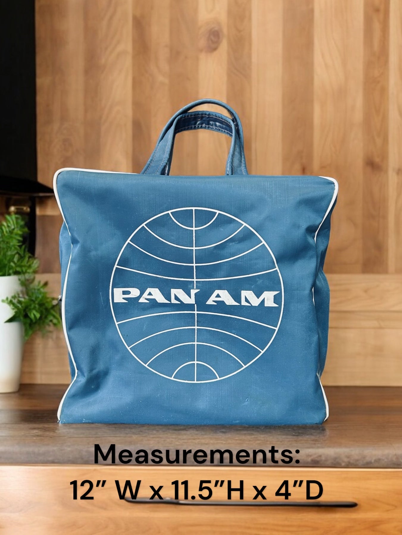 Vintage - Pan Am Airlines Nylon Bag