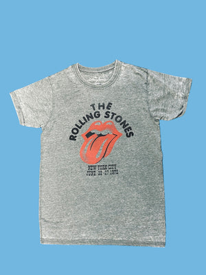 The Rolling Stones - NYC '75 Burnout Men's Tee