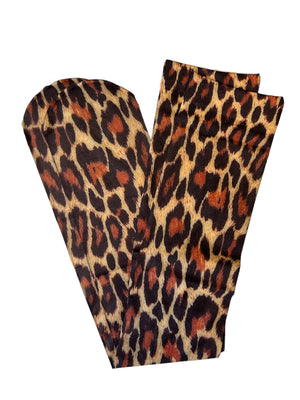 Lorraine Leopard Pattern Knee High Socks