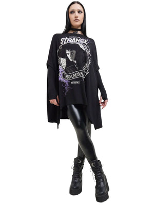 Killstar x Warner Beetlejuice - ONE BIG DARK ROOM TUNIC TOP