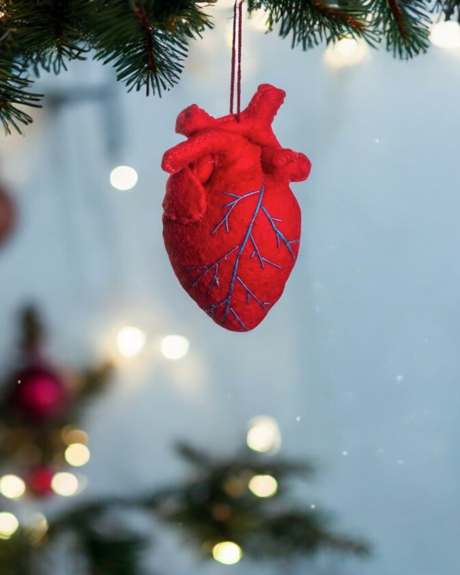 3D Felt Heart Ornament