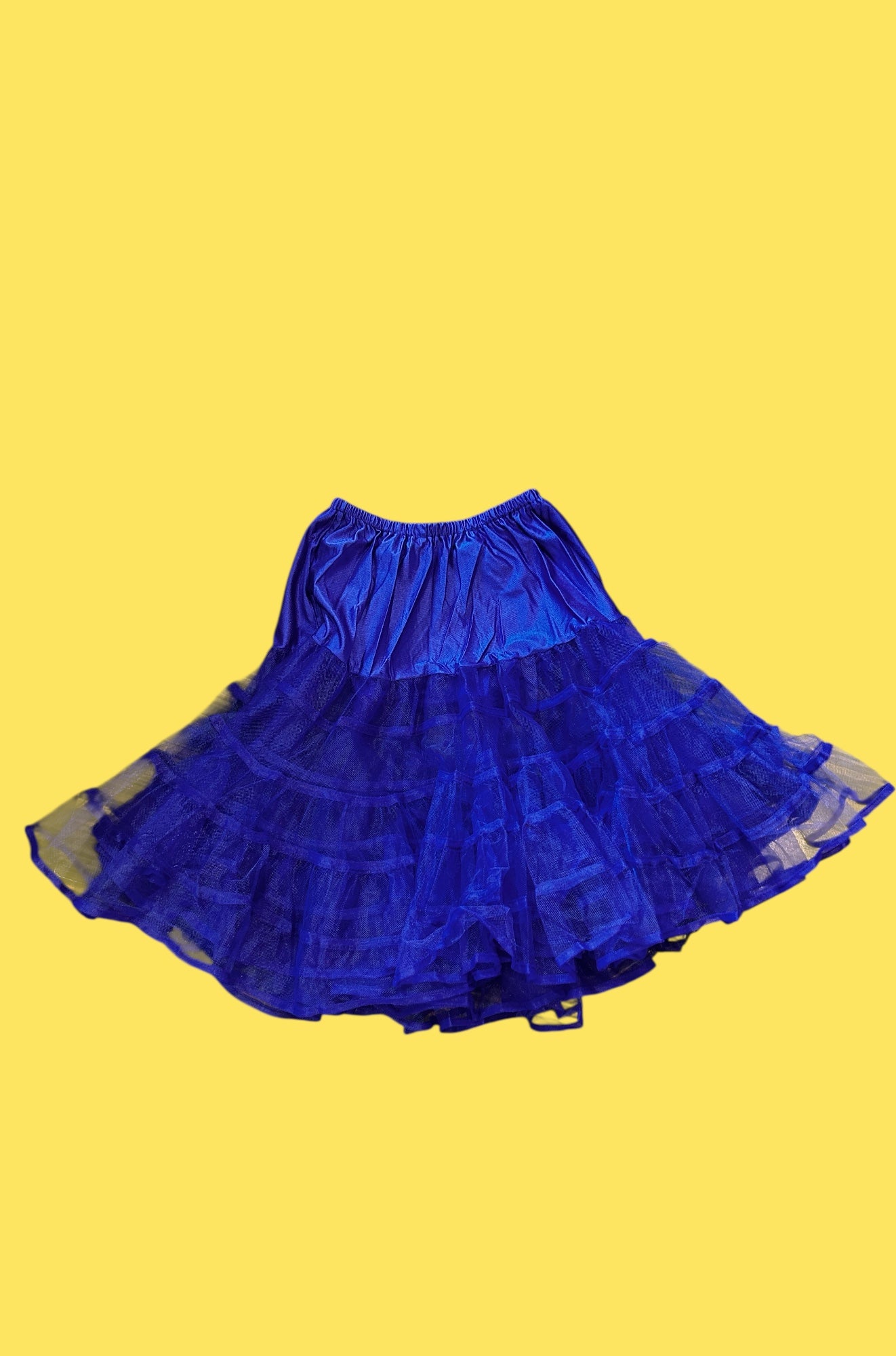 Knee-Length Petticoat Skirt
