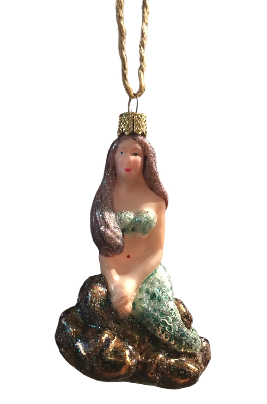 Mermaid Glass Ornament