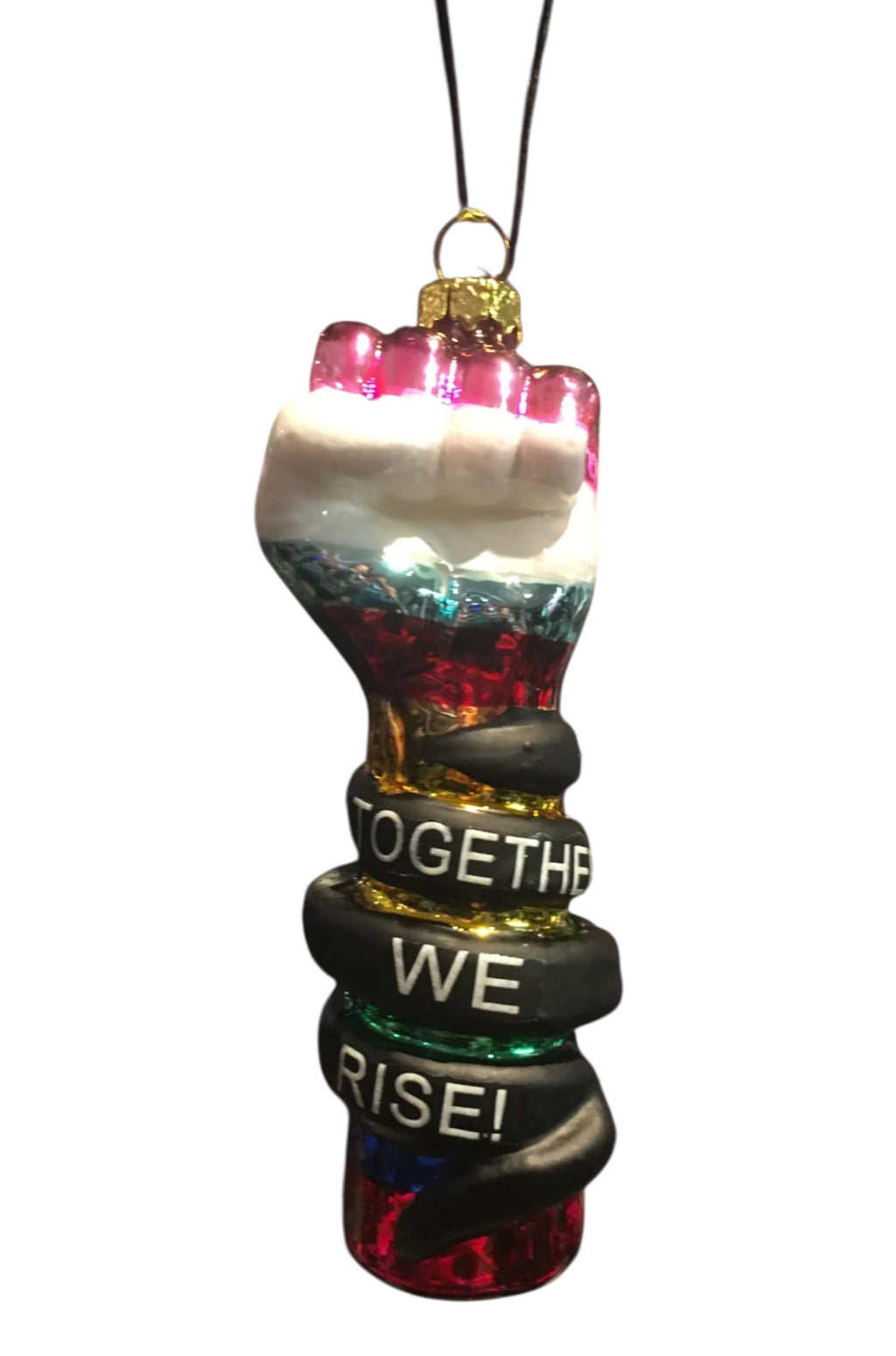 "Together We Rise!" Glass Ornament