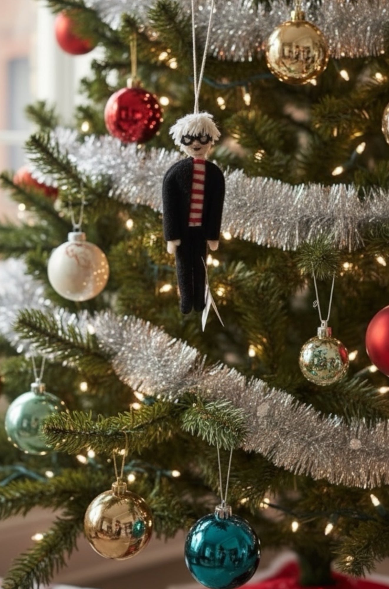 Andy Warhol Felt Ornament