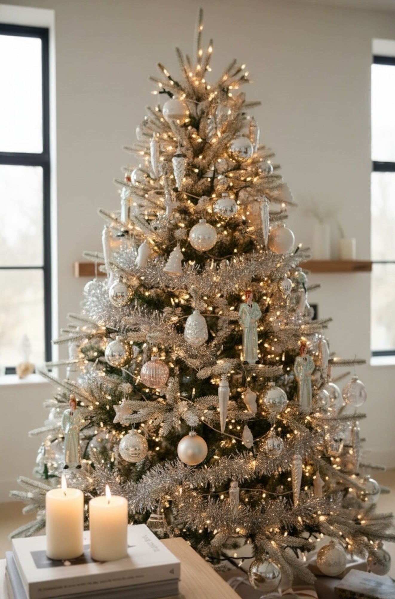 David Bowie "Life On Mars" Glass Ornament