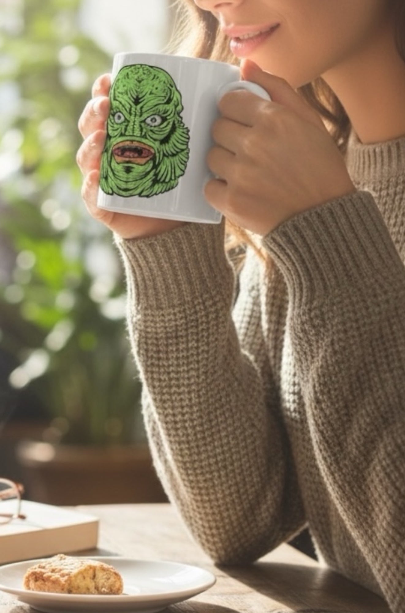 Creature Print Ceramic Mug