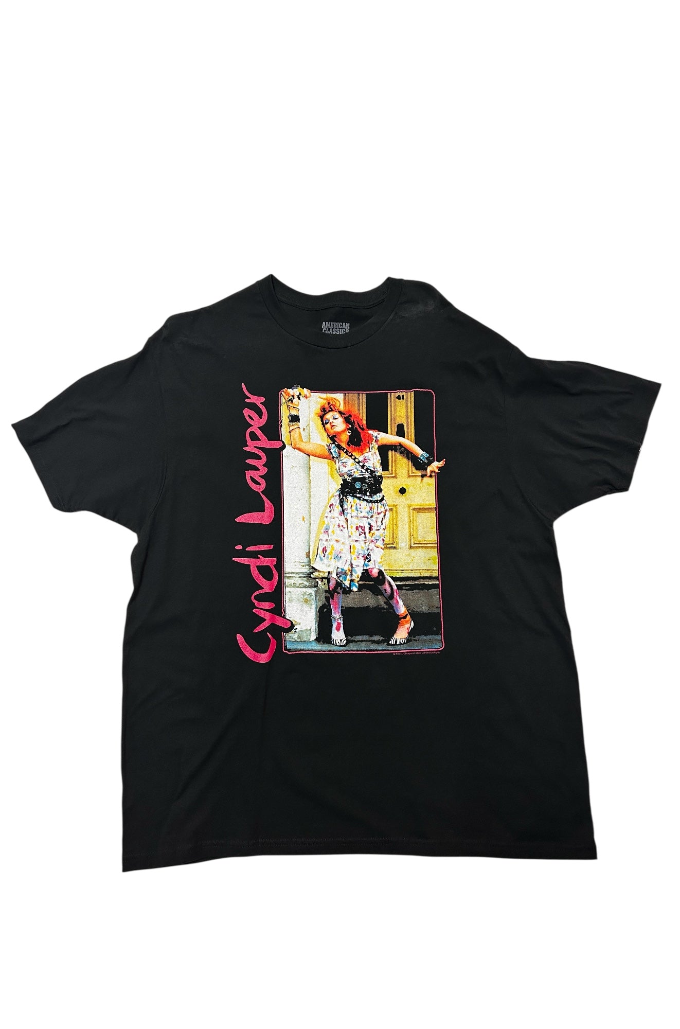 Cyndi Lauper - Painted Dress And Tights Unisex Graphic Tee