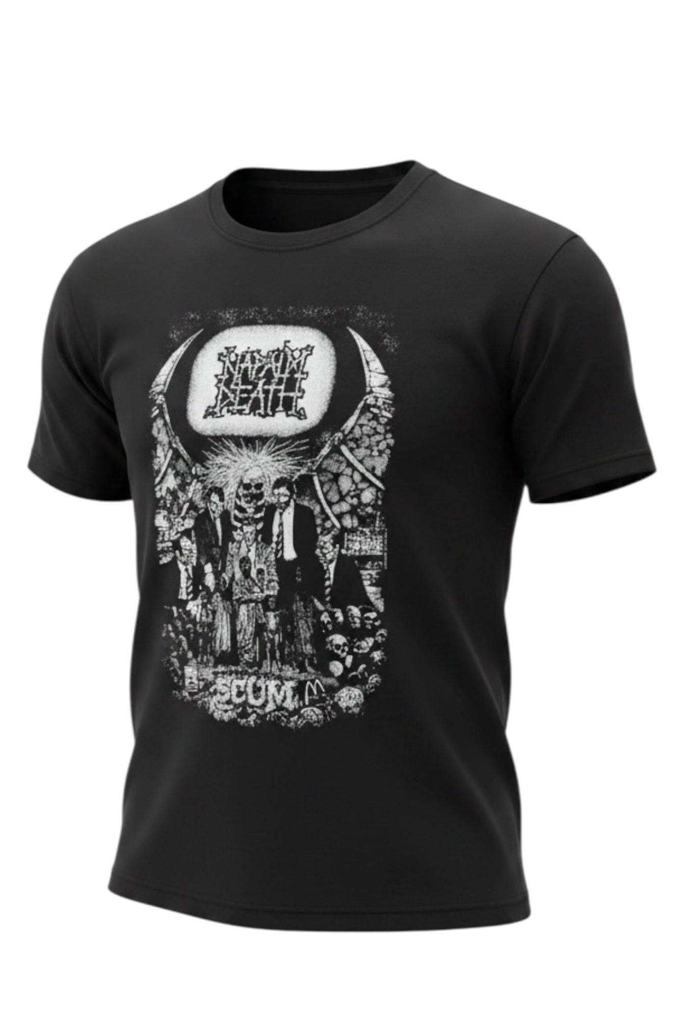 トップス HERESY vintge s.o.b ripcord napalm death Napalm Death Scum Vintage Graphic Tee | Official Licensed Band