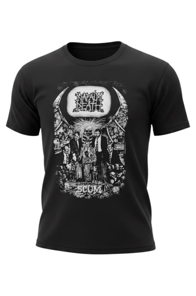 Napalm Death Scum Vintage Graphic Tee | Official Licensed Band