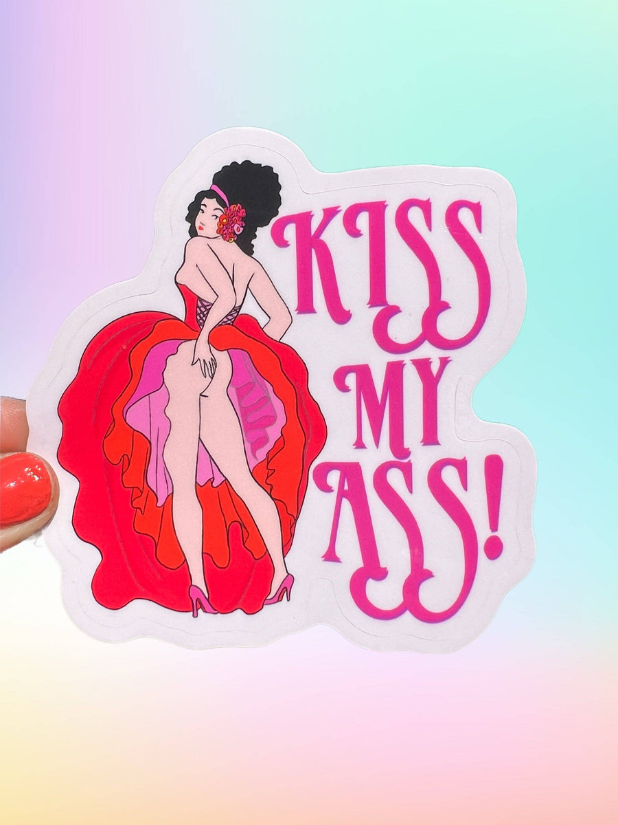 Astral Weekend Kiss My Ass Vinyl Sticker | Thirteen Vintage