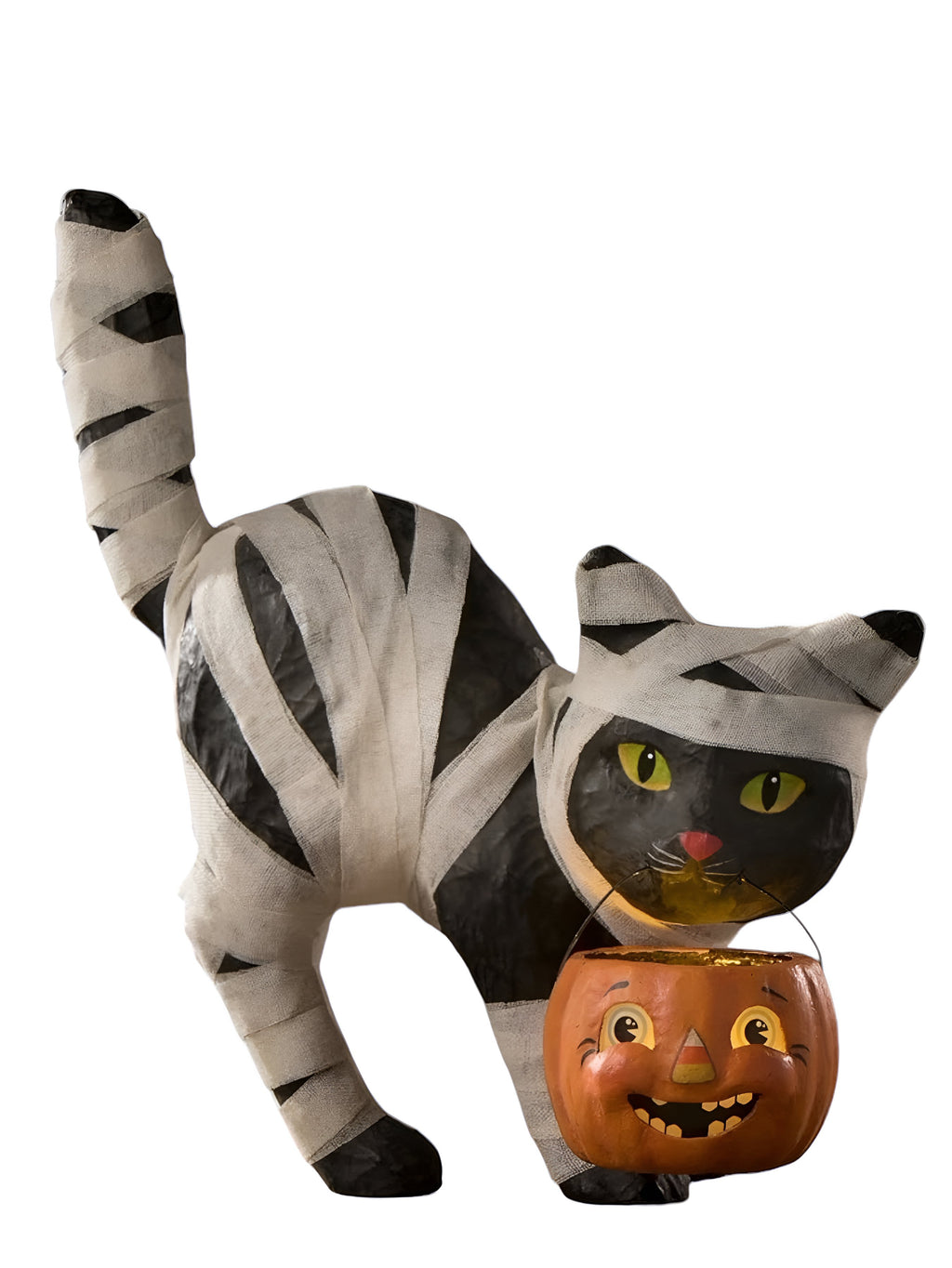 Bethany Lowe Design - Mummy Kitty Paper Mache