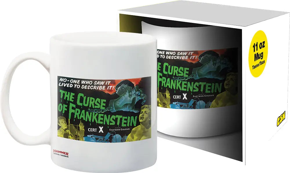 Hammer Frankenstein Curse 11oz Boxed Mug